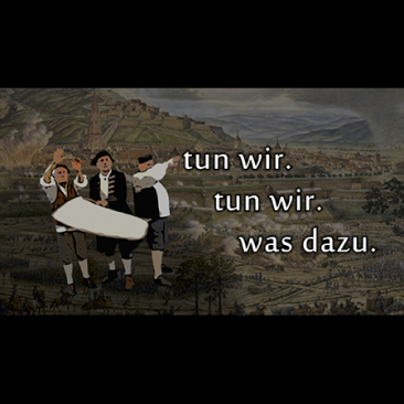 tun wir. tun wir. was dazu